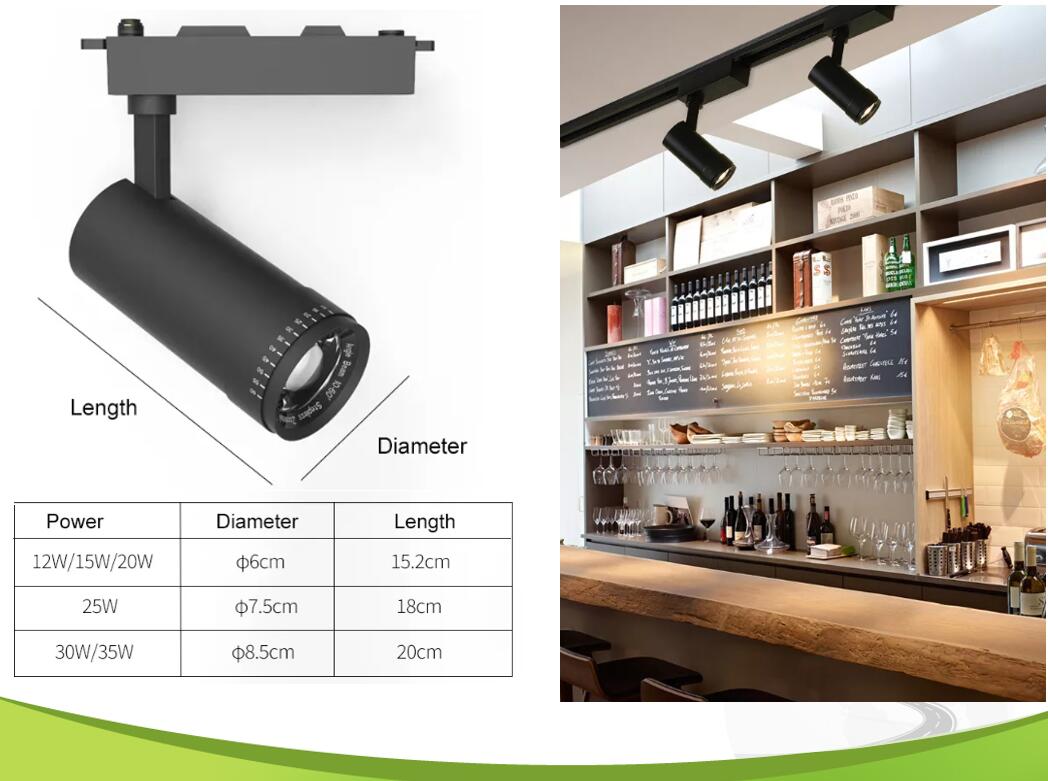 O que é luz LED para trilho?