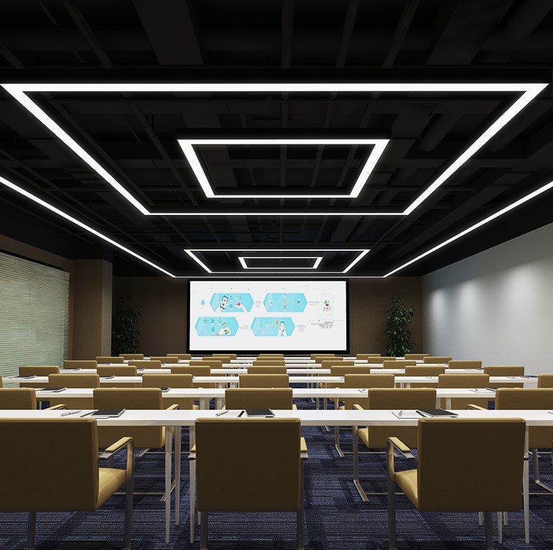 As luzes lineares LED iluminam as infinitas possibilidades do design moderno