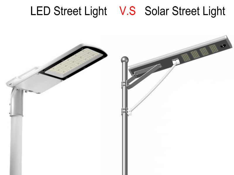 O que é mais favorecido no mercado, luzes da rua LED ou luzes solares?